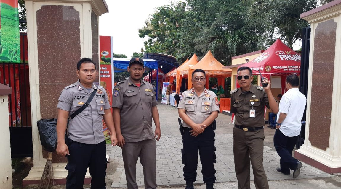 Unit Samapta R4 6505 Polsek Cipondoh Gelar Pengaman Pameran UMKM & Bazar Murah