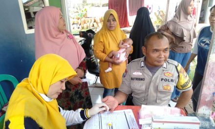 Bhabinkamtibmas Kel. Neroktog Beserta Unsur Tiga Pilar Gelar Pengobatan gratis Sambut HUT Kota Tangerang Yang ke 27