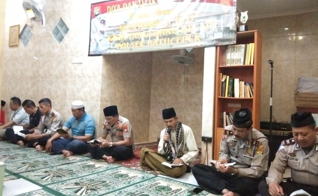 HUT Kota Tangerang yang ke-27 Polsek Batu Ceper mengelar Doa dan Zikir bersama