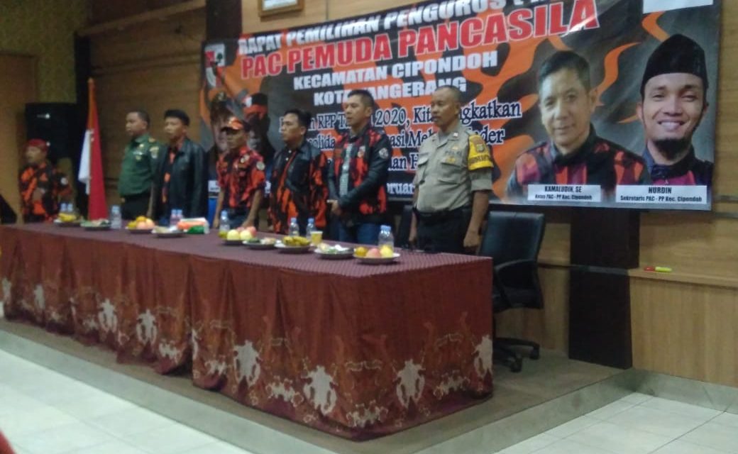 Aiptu Sukarno Mewakili Kapolsek Cipondoh Hadiri Rapat Pemilihan Ketua Ormas Pemuda Pancasila