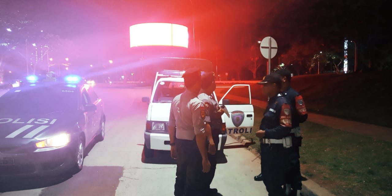 Cegah Kejahatan Malam Hari, Anggota Samapta Polsek Cipondoh Patroli Biru Ke Kawasan Alam Sutera