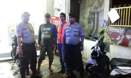 Patroli Biru, Unit Samapta Polsek Neglasari Sisir Minimarket