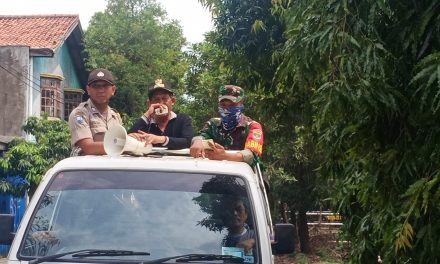 Binmas Polsek Neglasari Bersama 3 Pilar Sosialisasi Pencegahan Corona dengan War war