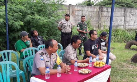 Kepolisian Polsek Cipondoh Laksanakan Pengamanan Pembukaan Turnamen Sepak Bola Antar RW di Kel. Kunciran Indah