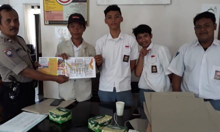 Aiptu Heru Aris, Sosialisasi Penerimaan Anggota Polri TA. 2020 ke Sekolah SMKN 5 Tangerang