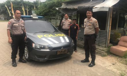 Unit Samapta Sampaikan Himbauan Kapolri Saat Patroli Biru