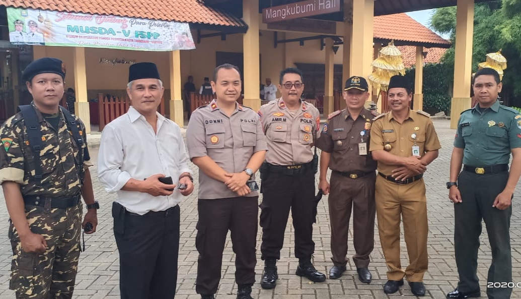 Kapolsek Cipondoh Pimpin Pam Pengamanan Acara Musda V FSPP Kota Tangerang