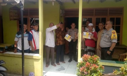 Aiptu Saadih, Sosialisasi Penerimaan Akpol, Bintara dan Tamtama Polri TA 2020 di Kel. Poris Plawad