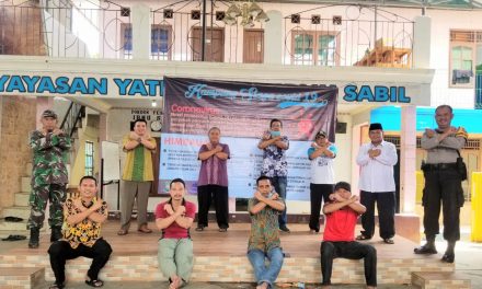 Bhabinkamtibmas dan Babinsa Kel. Panunggangan Laksanakan Bintibmas Di Kampung Siaga Covid-19