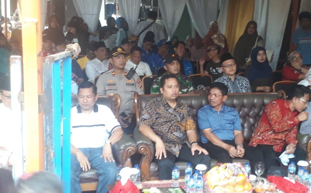 WALIKOTA TANGERANG RESMIKAN TAMAN KRATIF DI BANTARAN SUNGAI KEL.BELENDUNG KEC.BENDA