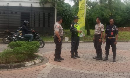 Kanit Samapta Pimpin Patroli Biru Ke Perumahan Banjar Wijaya