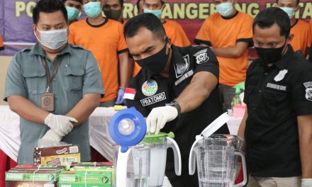 Satres Narkoba Restro Tangerang Kota Musnahkan Barang Bukti Hasil Pengungkapan Selama Tiga Bulan