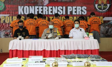 12 Orang Pengedar Narkoba Sebanyak 6 Kg Sabu Diamankan Anggota Polrestro Tangerang Kota