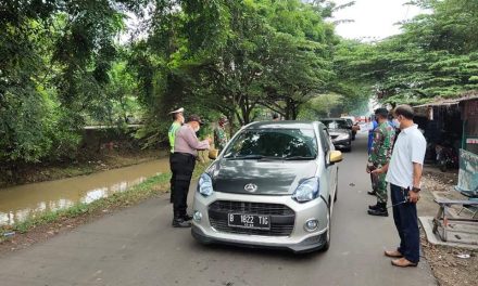 Wakapolsek Neglasari Perketat Penerapan PSBB di Pos Check Point