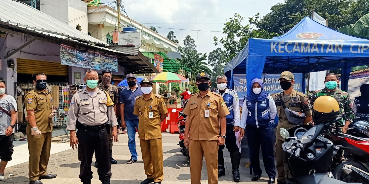 Pemantauan Pelaksanaan PSBB pada Pembatasan Akses Jalan Irigasi Sipon oleh Sinergitas 3 Pilar