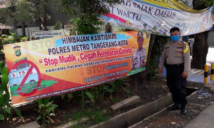 Cara Bhabinkamtibmas Polsek Cipondoh Putus Mata Rantai Covid-19