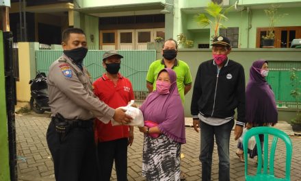 Pendistribusian Sembako dari Lumbung Pangan di Kel. Sudimara Pinang Kota Tangerang