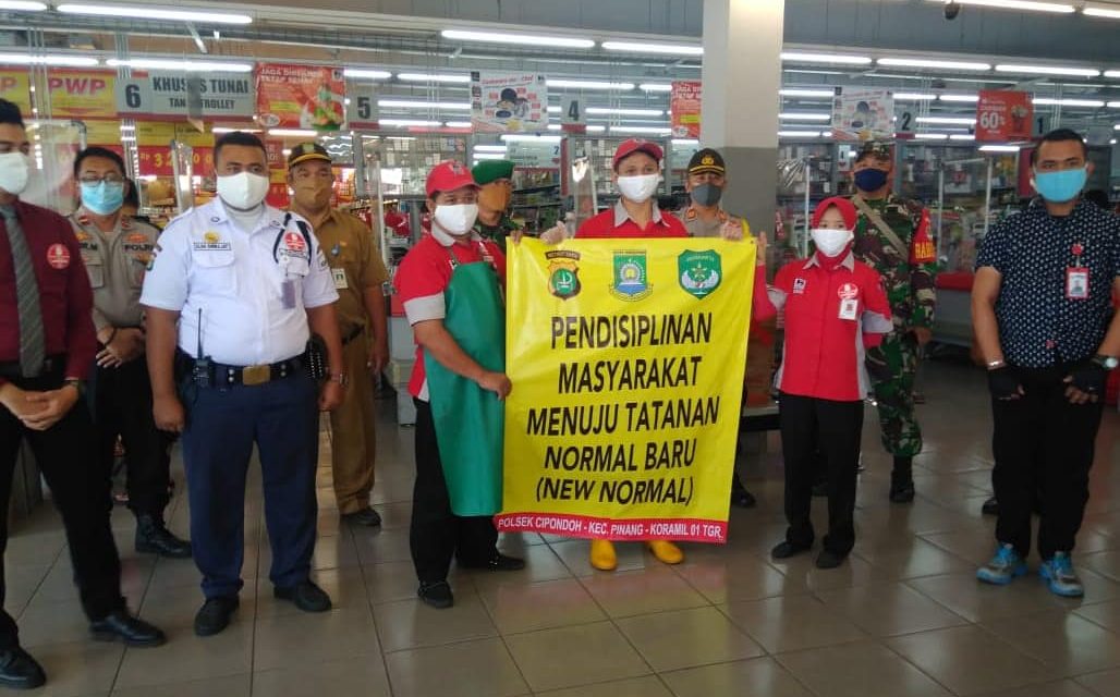 Wakapolsek Cipondoh Laksanakan Sosialisasi NEW NORMAL di wilayah Kec.Pinang