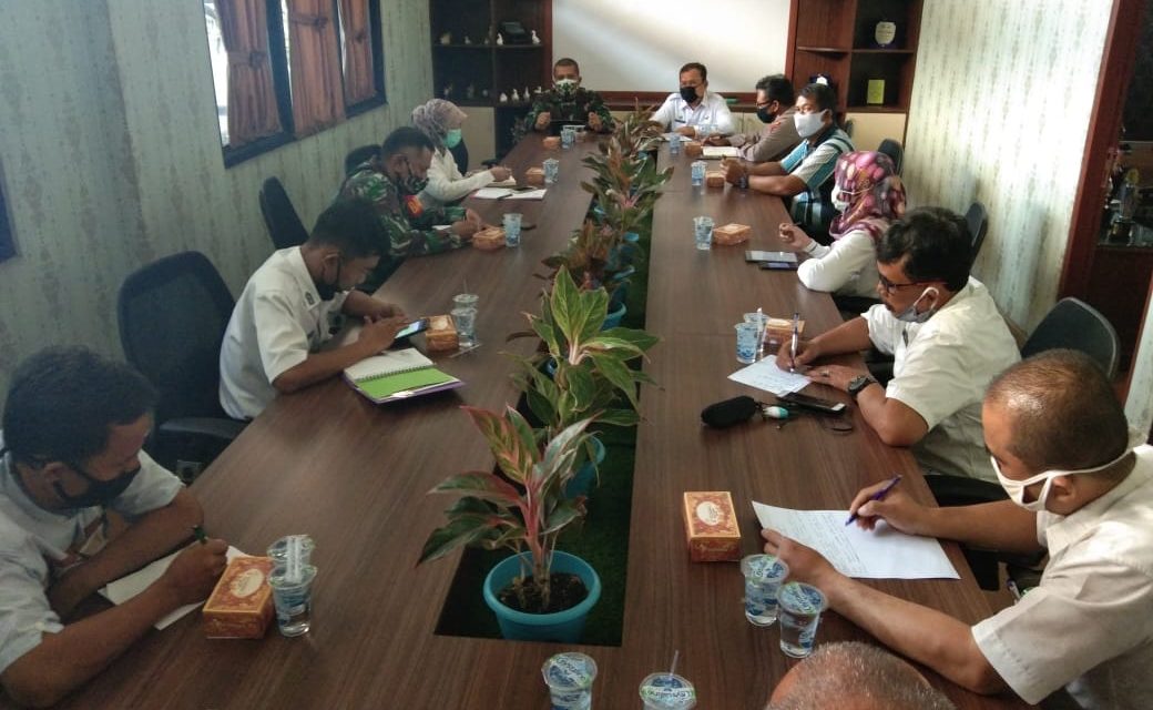 Rapat Koordinasi Team Gugus Tugas Kota Tangerang Terkait Pemantauan Pusat Keramaian di Wilayah Batuceper Dalam Menghadapi  covid-19