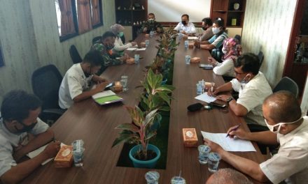 Rapat Koordinasi Team Gugus Tugas Kota Tangerang Terkait Pemantauan Pusat Keramaian di Wilayah Batuceper Dalam Menghadapi  covid-19