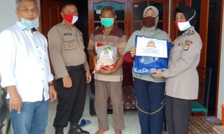 ANJANGSANA Wakapolsek Cipondoh kediaman Purnawirawan Polsek Cipondoh, Sambut HUT BHAYANGKARA ke 74