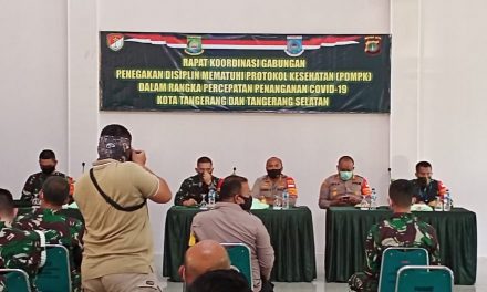 Rapat Koordinasi Gabungan PDMPK Dalam Rangka Percepatan Penanggulangan Covid- 19 Kota Tangerang Dan Tangsel