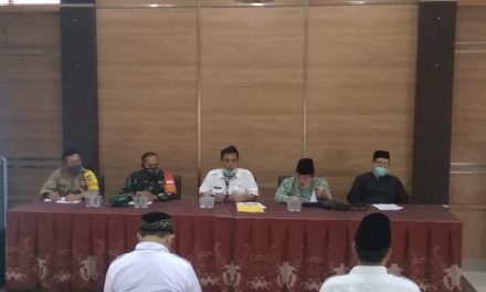 Rapat koordinasi Pelaksanaan Perpanjangan Tahap ketiga PSBB Oleh 3 Pilar Kec. Cipondoh Dalam Rangka Percepatan Penanganan Covid-19