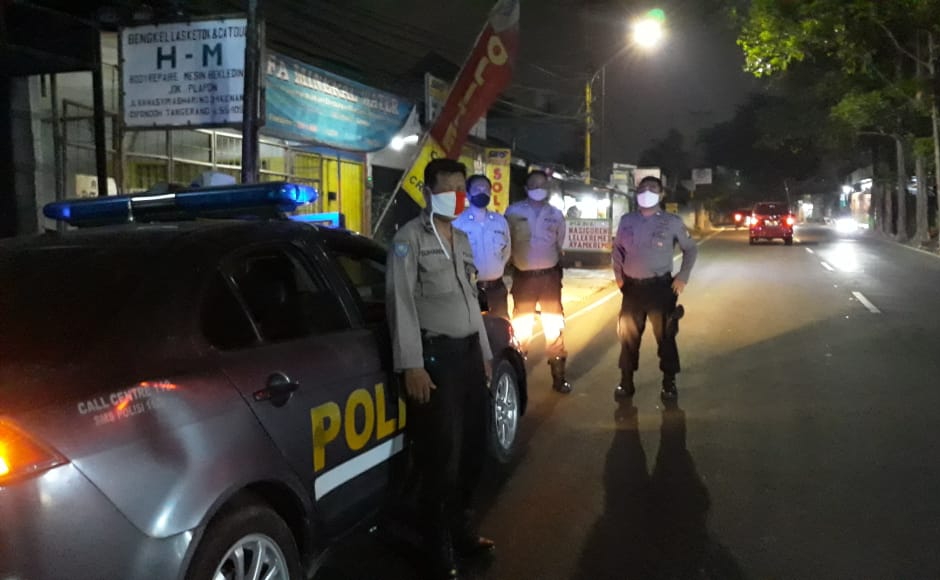 Kepolisian Polsek Cipondoh Gelar Patroli Biru dan Operasi Cipta Kondisi