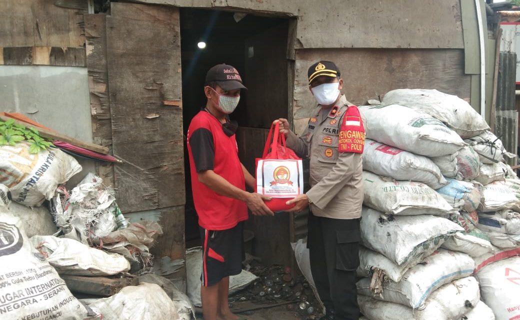 Jelang Hari BHAYANGKARA KE 74 Polsek Batu Ceper adakan Baksos  dan tunjukan Empathy Building & Social Bonding dalam masa PSBB Tahap 3 menuju tatanan kehidupan baru “New normal”