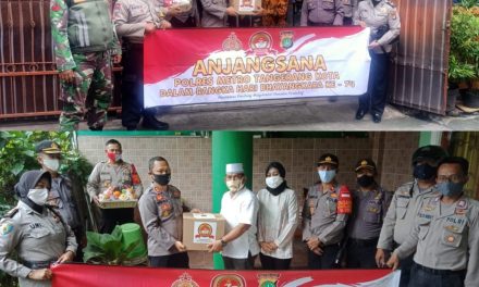 Anjangsana Wakapolres Metro Tangerang Kota kepada Para Purnawirawan Polri di Wilkum Polsek Cipondoh