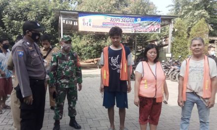 Polsek Cipondoh Dan 3 Pilar Gelar Operasi Aman Bersama Penanganan Covid-19 di Kel. Poris Plawad, Cipondoh