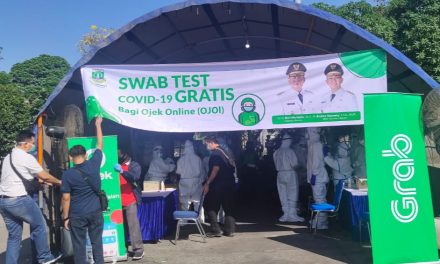 Ratusan Driver Ojol Ikuti Swab Test Gratis Syarat Beroperasi Kembali Di Terminal Poris Plawad Cipondoh