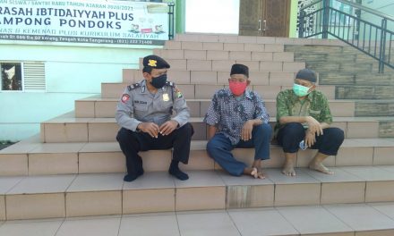 UNIT SAMAPTA POLSEK CILEDUG AIPTU NUR HASAN PATROLI DIALOGIS DI MASJID AL MADINAH