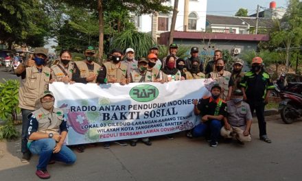 Bakti Sosial RAPI (Radio Antar Penduduk Indonesia) bersama Tripika, dimasa PSBB