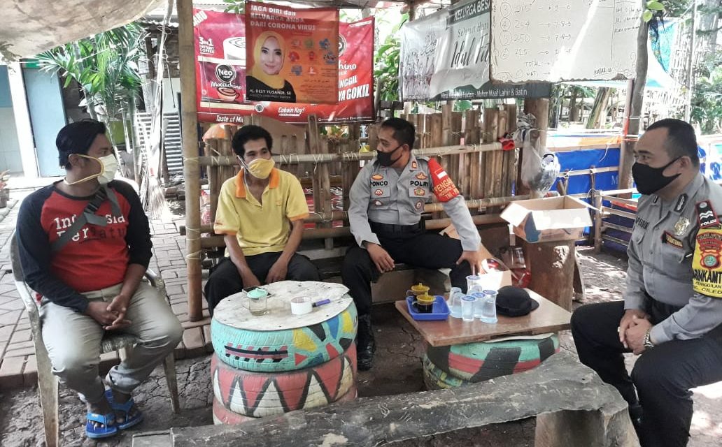 WAKA POLSEK CILEDUG AKP.PONCO ANGGRIYANTO SPd.BERSAMA BHABINKAMTIBMAS SAMBANG WARGA