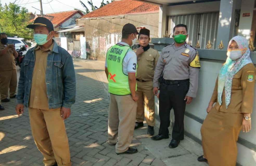 Tiga Pilar Kel. Sudimara Pinang Kec. Pinang Gelar Operasi Aman Covid-19 Dan Penegakan Disiplin PSBB Kota Tangerang