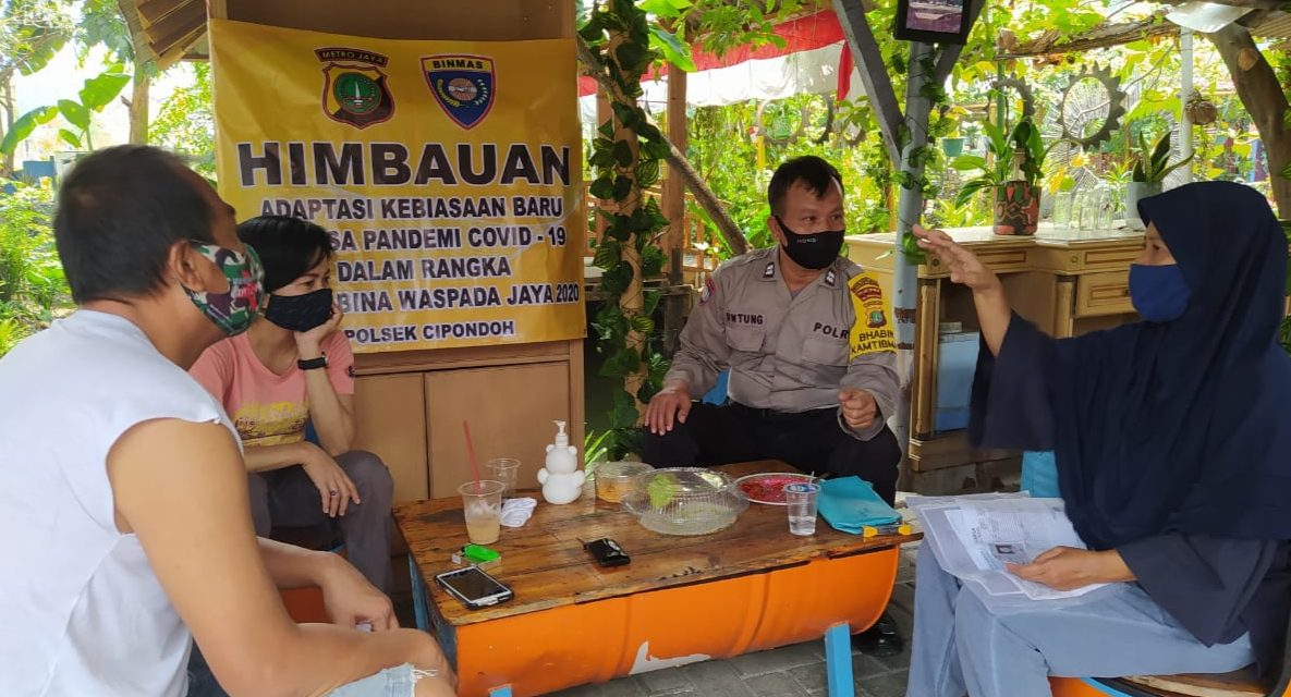 Bhabinkamtibmas Polsek Cipondoh Kel. Cipondoh Indah Sambang Dialogis Dan Beri Himbauan Adaptasi Kebiasaan Baru Dimasa Pandemi Covid-19 Kepada Warga Binaan