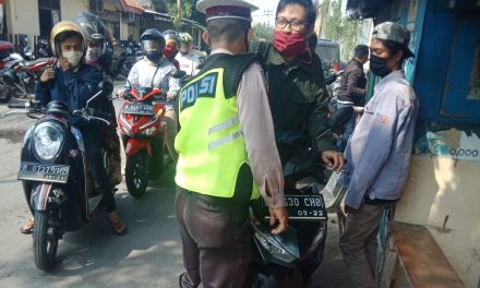 Polsek Cipondoh Gelar Ops. Patuh Jaya 2020 Dan Penertiban Pemakaian Masker Di Depan Mako Polsek Cipondoh