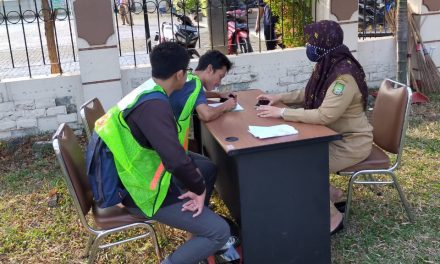 Polsek Cipondoh Dan 3 Pilar Gelar Operasi Penindakan PSBB serentak Di Kel. Cipete, Pinang