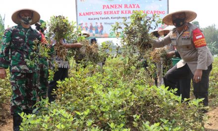 Kapolrestro Tangerang Kota Panen Raya Sayur Mayur