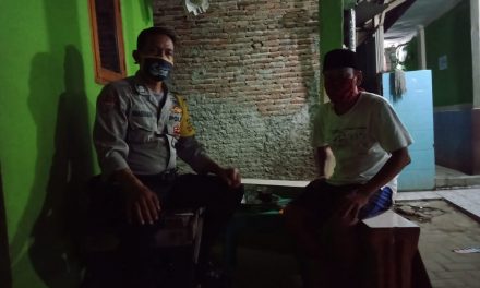 BHABINKAMTIBMAS POLSEK NEGLASARI LAKUKAN KUNJUNGAN KE  RT04/03, KEDAUNG WETAN, TANGERANG.