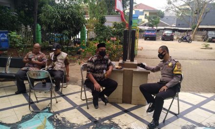 POLSEK NEGLASARI LAKUKAN SAMBANG DIALOGIS DENGAN LURAH MEKARSARI, KEC. NEGLASARI