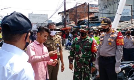 Kapolsek Cipondoh Pimpin Operasi Yustisi Mobile Dan Penegakan Disiplin Protokol Kesehatan Bersama 3 Pilar Kec. Pinang