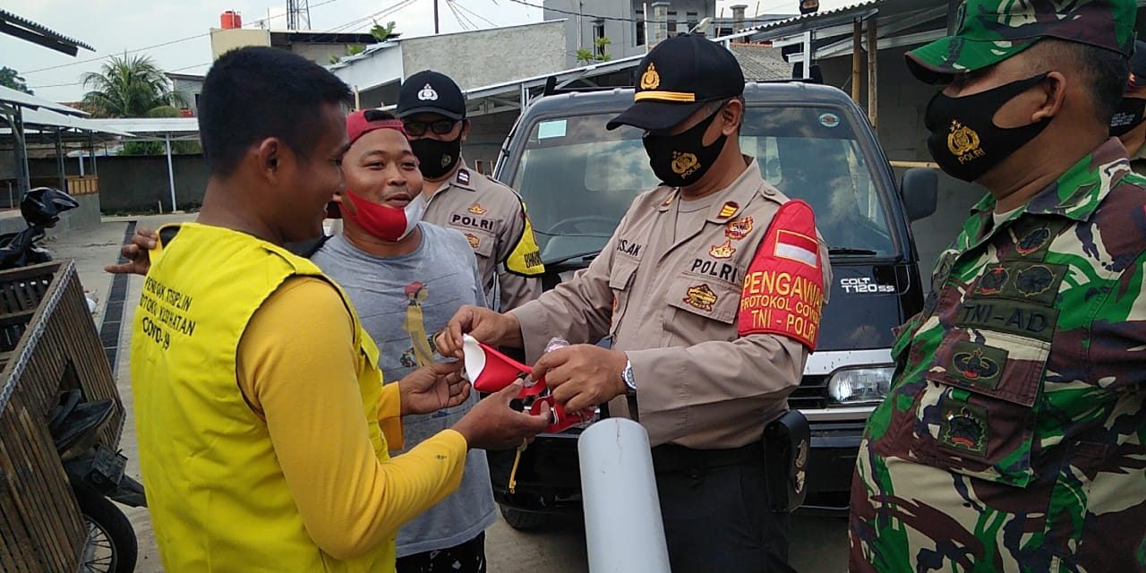 OPERASI  YUSTISI  Penegakan Disiplin Prokes Oleh Muspika Kec. Cipondoh Kota Tangerang