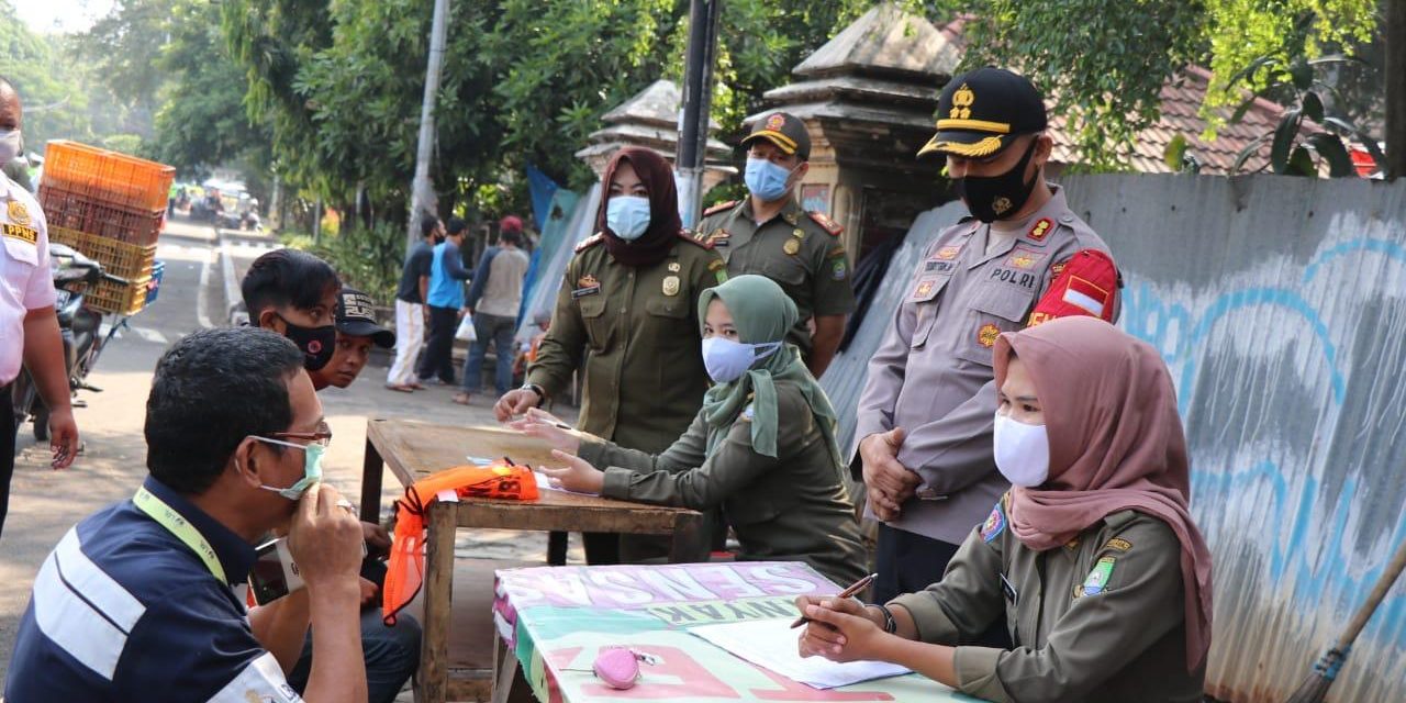 Pelanggar Protokol Kesehatan Diberikan Tindakan, Saat Operasi Yustisi Polrestro Tangkot