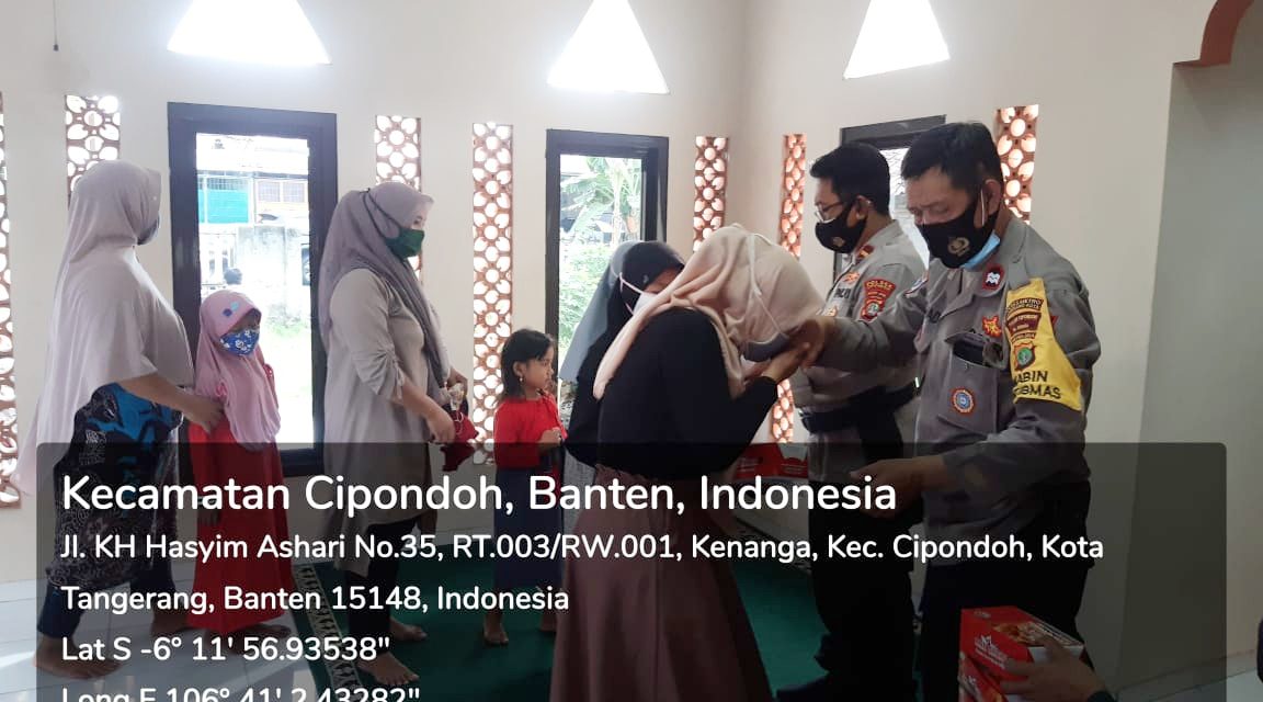 40 Anak Yatim Piatu Mendapat Santunan Dari Kapolres Metro Tangerang Kota Melalui Kapolsek Cipondoh, Program Polisi Peduli Sesama