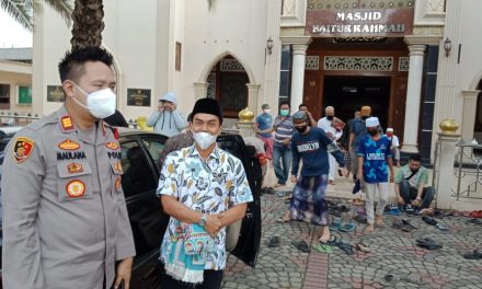 Kapolsek Cipondoh, Jumling Dan Silaturahmi Kepada Para Tokoh Di Masjid Baiturrahman Kel. Poris Plawad Utara