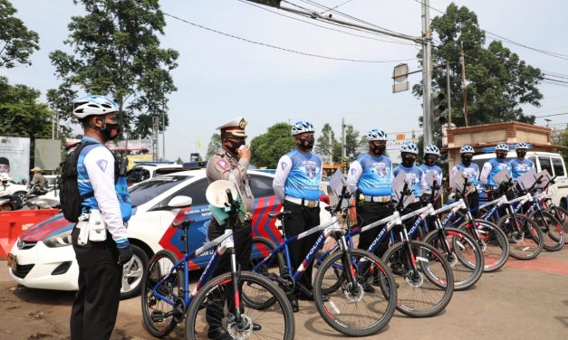 Polrestro Tangerang Kota Launching The 9 Bicycle Patrol, Menandai Dimulainya Ops Zebra Jaya 2020