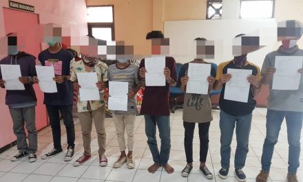 Polsek Cipondoh Kota Tangerang Amankan 8 Remaja Tanggung Diduga Hendak Demo Ke Jakarta