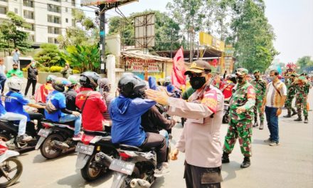 Jalur Pintas Keberangkatan Massa Serikat Buruh Se-Kota Tangerang dan Komunitas Mahasiswa yang akan tunjukkan aksi tuntutan UU Omnibus Law Cipta Kerja di Istana Negara Jakpus